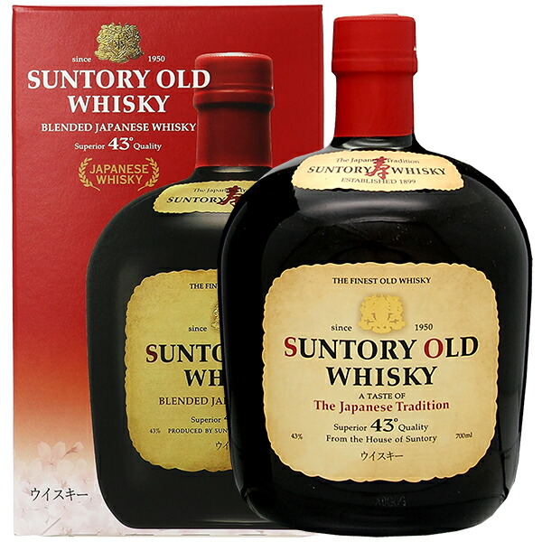 楽天市場】サントリー ウイスキー オールド 43度 箱なし 700ml 包装