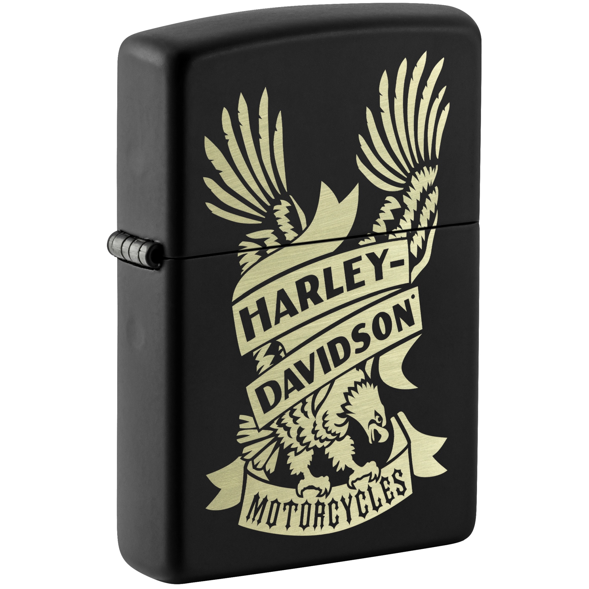 Zippo Harley-Davidson Lighter Gold Wings at Thunderbike Shop