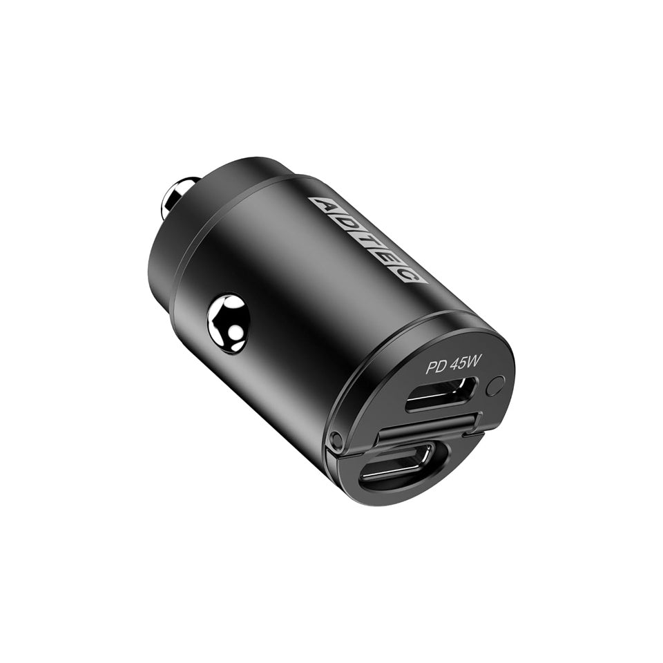 アドテック シガーソケット マイクロPD充電器 45W 2ポート 【USB-Cx2