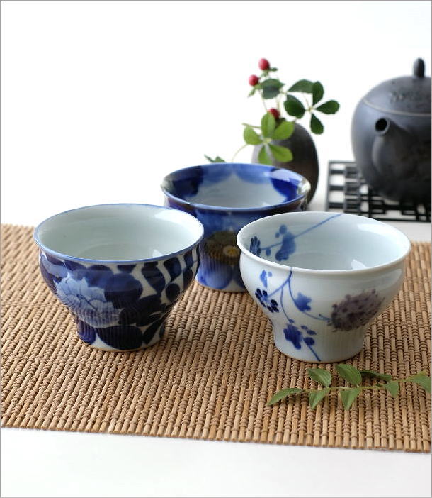 煎茶碗 湯呑み 湯のみ おしゃれ 磁器 小鉢 波佐見焼 日本製 和食器