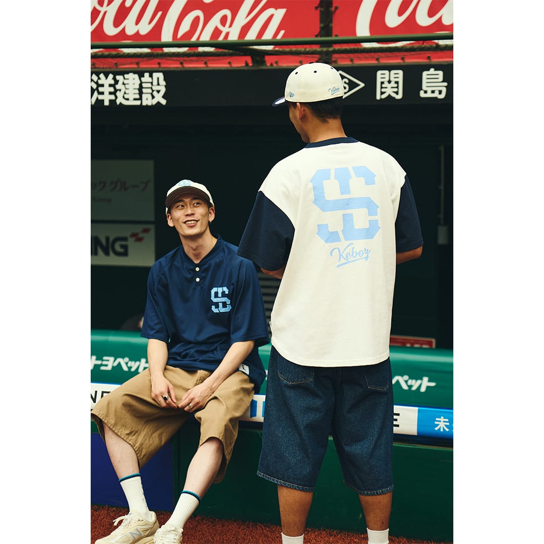 KEBOZ×LIONS MESH BASEBALL HENLEY(M): Tシャツ | 埼玉西武ライオンズ