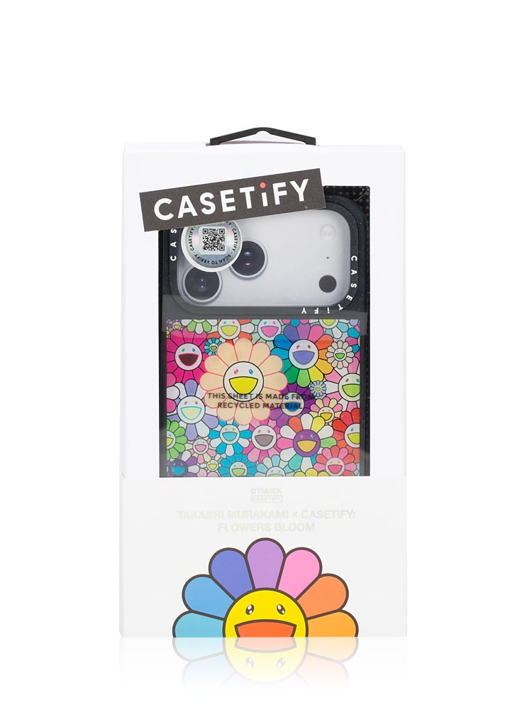 Casetify x Takashi Murakami Flowers Bloom Rainbow iPhone 17 Pro
