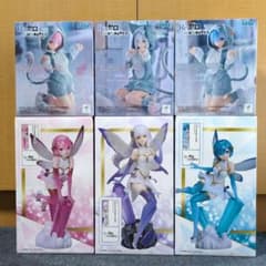 Re:ゼロから始める異世界生活 フィギュア 6点セット - メルカリ