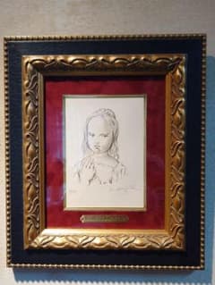 額装品 リトグラフ R.リントン作 「中国への航海」フランクリン画廊