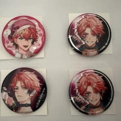 にじさんじ ぎゃうるふ 赤城ウェン 缶バッジ 4個セット - メルカリ