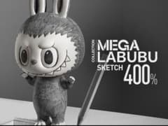 新品未開封 MEGA LABUBU 400% Sketch popmart - メルカリ