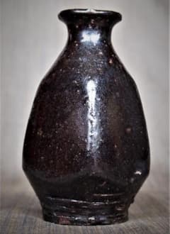 希少作☆森岡成好☆とくり（南蛮窯変徳利）☆共箱