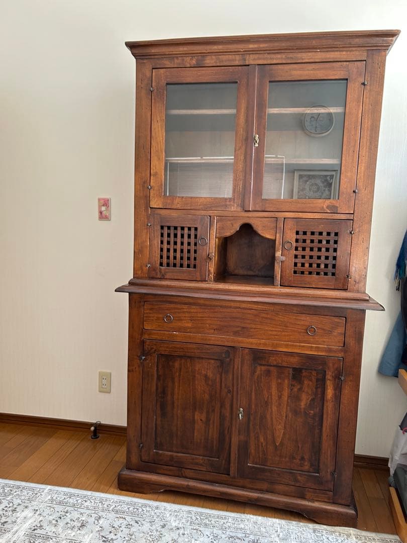 アンティーク調 木製キャビネット