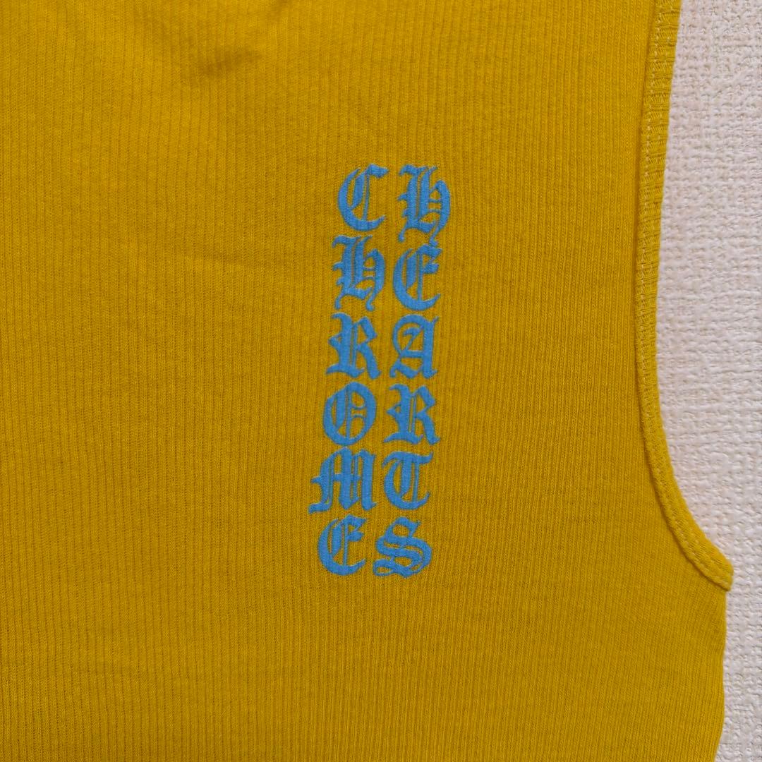 【希少 入手困難】クロムハーツ ロゴプリント タンクトップ