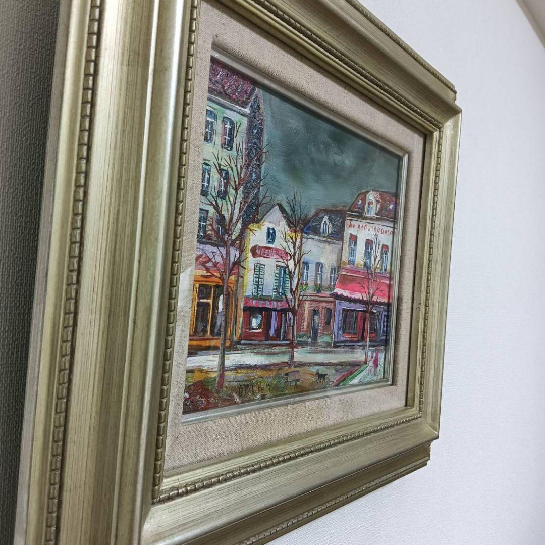 小澤勇寿郎　テアトル広場　美品の油絵です