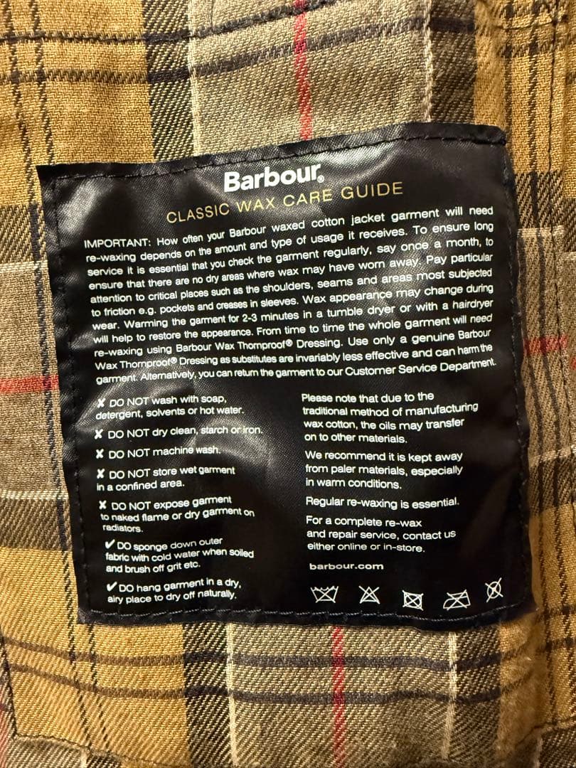 Barbour BEDALE 36 UK ミリタリージャケット