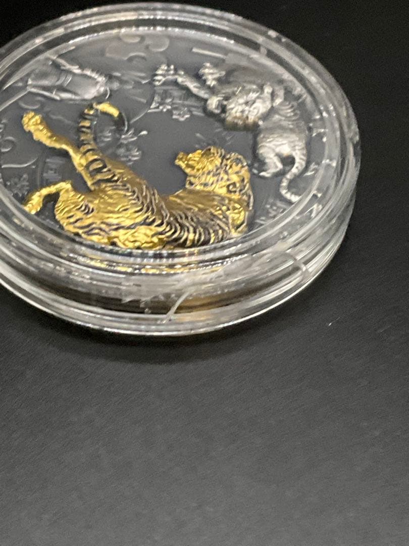 訳アリ）2021年ニウエ 武士道 2オンス純銀コイン（アンティーク仕上げ