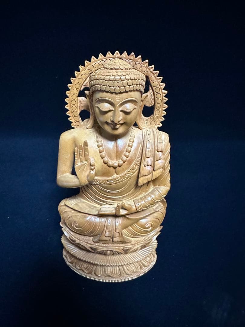 超美しい インド 白檀 仏教美術 仏像 骨董 木像 木製 仏教 密教 置物