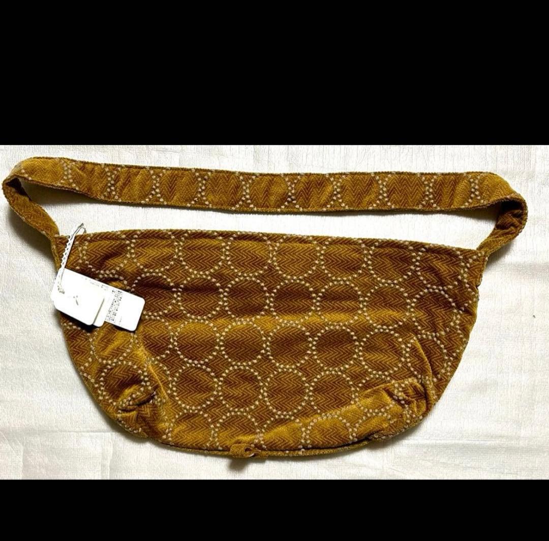 新品 ミナペルホネン タンバリン 2wayショルダーバッグ コーデュロイ斜めがけ