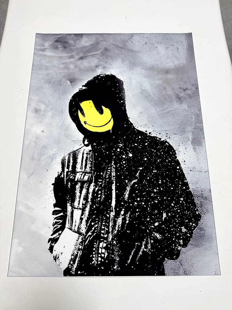 No.239フレーム付きキャンバスアート　バンクシー　バスキア　インテリア絵画