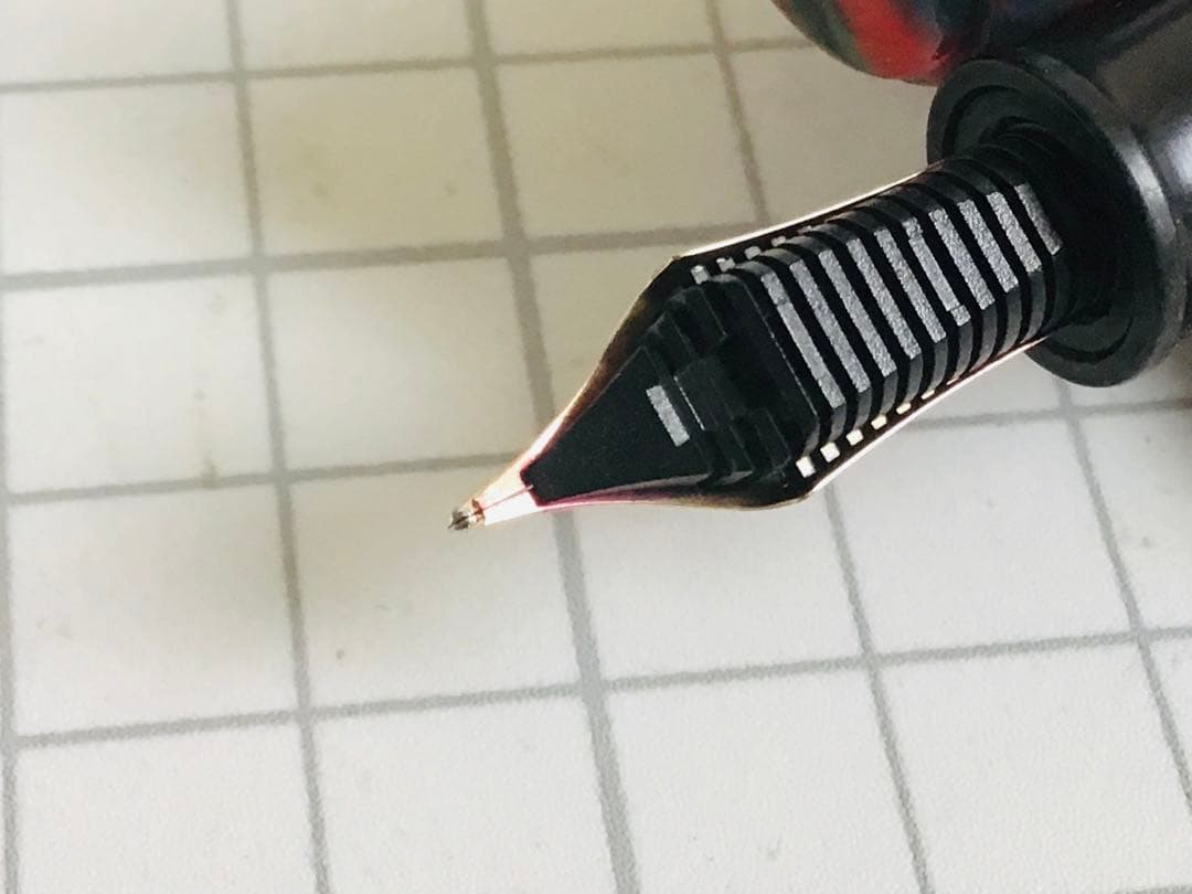 大橋堂万年筆 14k 字幅M？ アクリル樹脂 大橋堂 万年筆 14K 大橋堂万年筆