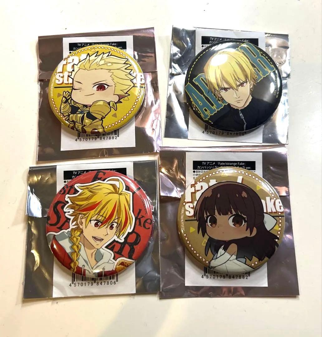 Fate/strange fake 缶バッジ カフェver - メルカリ