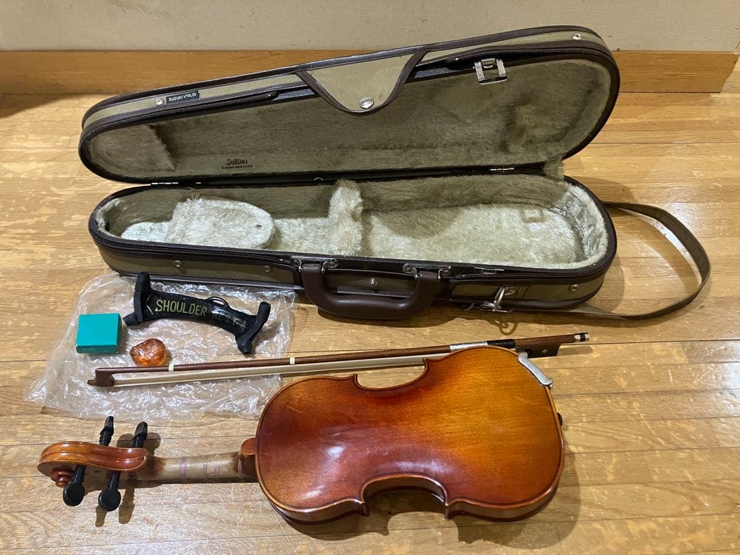 中古美品◎スズキSuzuki バイオリン一式セット1/10 No.200