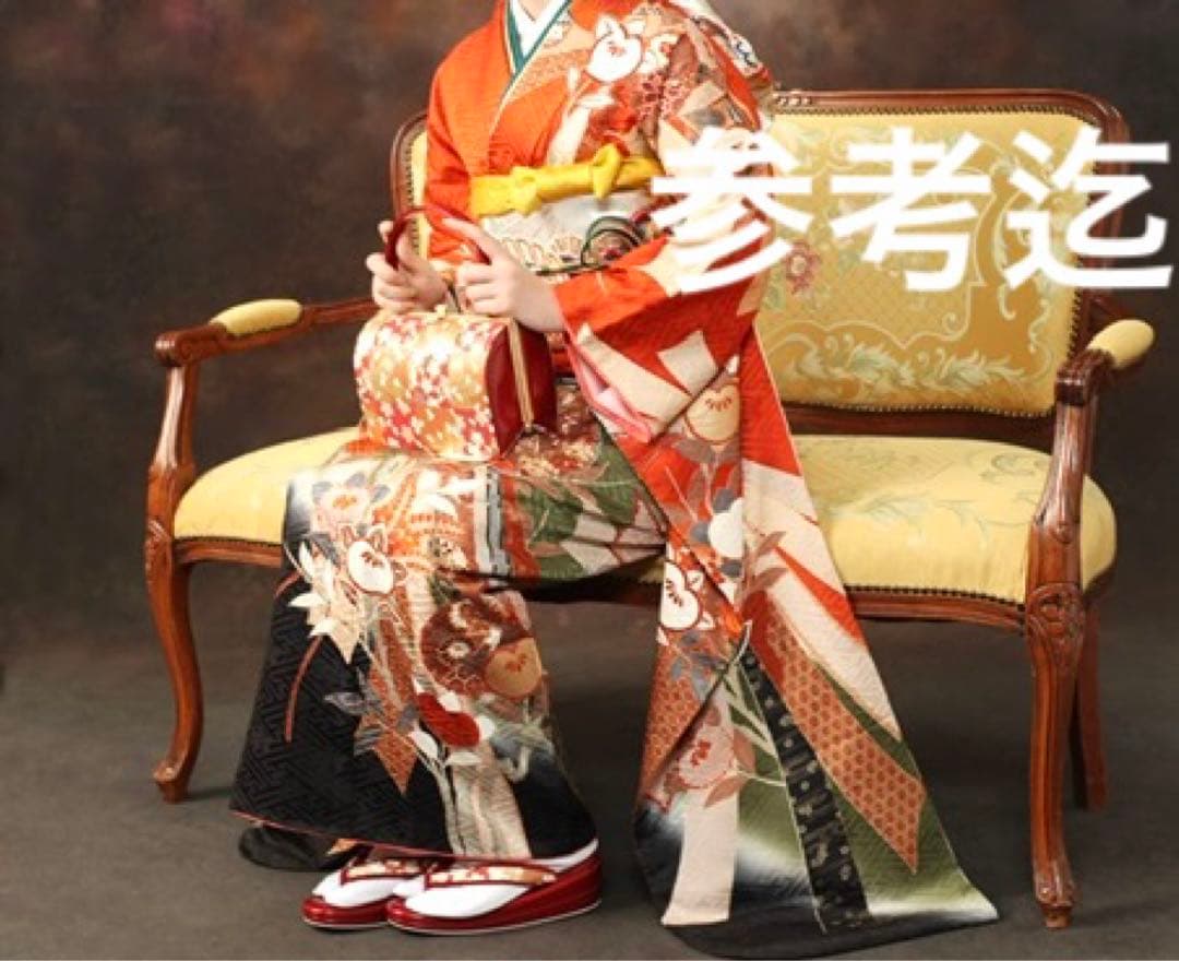 美品‼️成人式　訪問着　卒業式　草履バックセット　和装バックセット