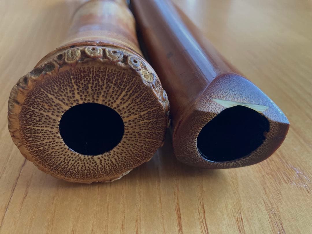 琴古流尺八 兼安洞童銘一尺八寸管