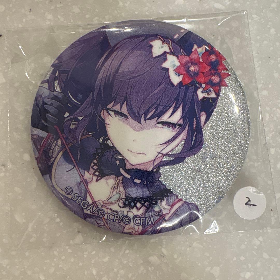 プロセカ グリッター缶バッジ 22A 朝比奈まふゆ - メルカリ
