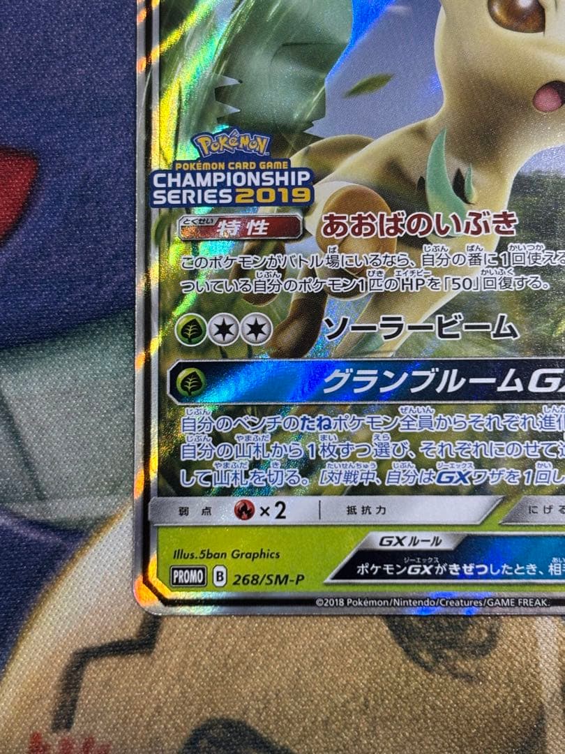 ポケモンカード　リーフィアgx プロモ　チャンピオンシップ2019