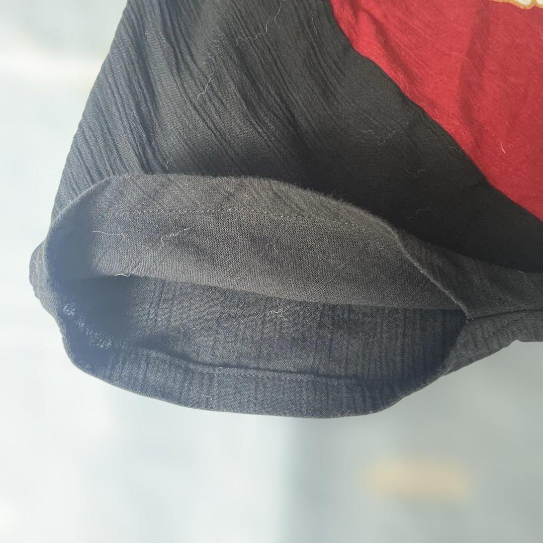 高島縮 Sサイズ　20/20 富士2.0／濡羽色×金襴緞子