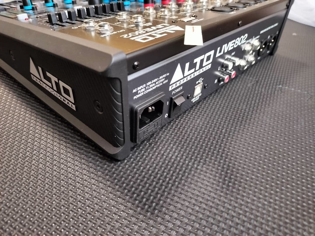 ALTO LIVE802 アナログミキサー 8チャンネル