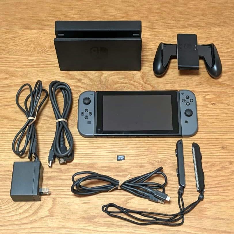 Nintendo Switch 本体 セット グレー（MicroSD32GB付）