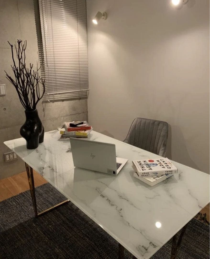 Francfranc フェリシテ ダイニングテーブル 大理石 W160