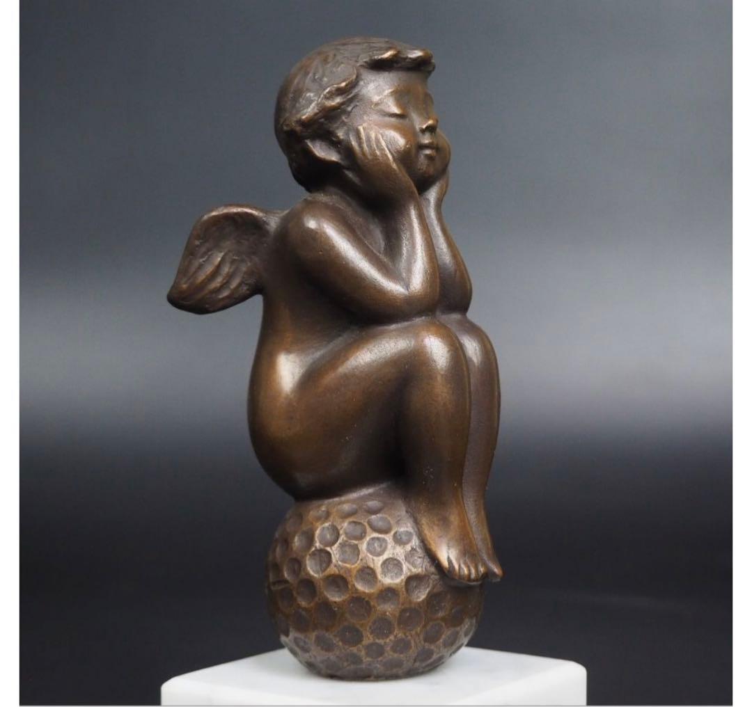 送料無料 人気彫刻家玉野勢三作 ブロンズ像 本物保証 - メルカリ