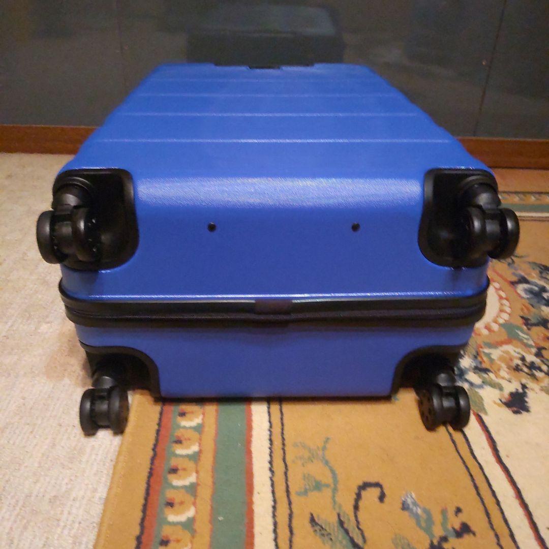 廃番希少品】MUJI無印良品 ハードキャリーケース 大型(87L) 夏色ブルー