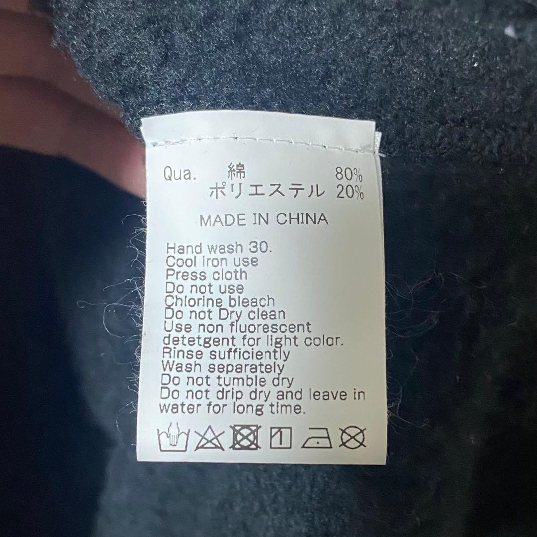 FR2 梅 ジップパーカー ブラック 頭狂色情兎 - メルカリ