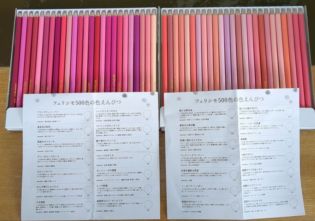 FELISSIMO　色鉛筆500本セット