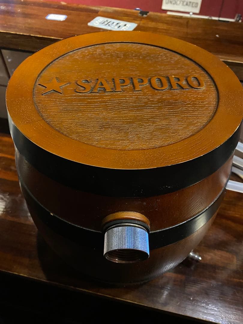 サッポロ SAPPOLO ビヤ樽くん 氷冷式 木樽型ビールサーバー