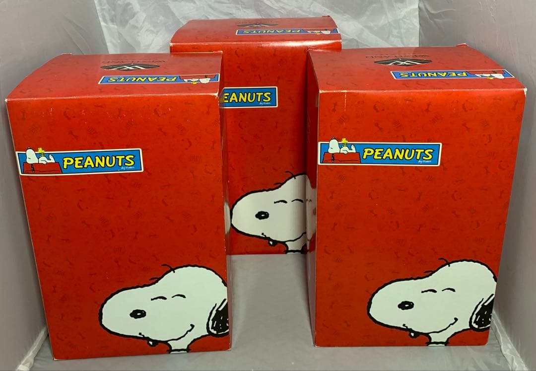 スヌーピー snoopy WESTLAND ヴィンテージ　陶器　フィギュア　3体