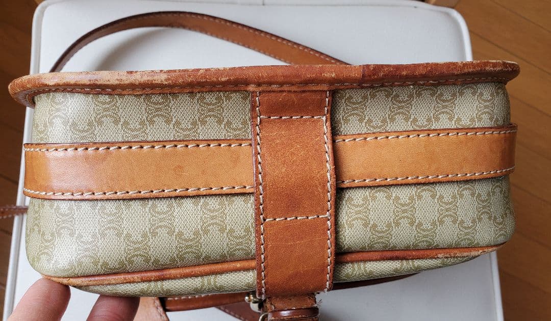 【CELINE】ショルダーバック マカダム PVC トリオンフ オールドセリーヌ