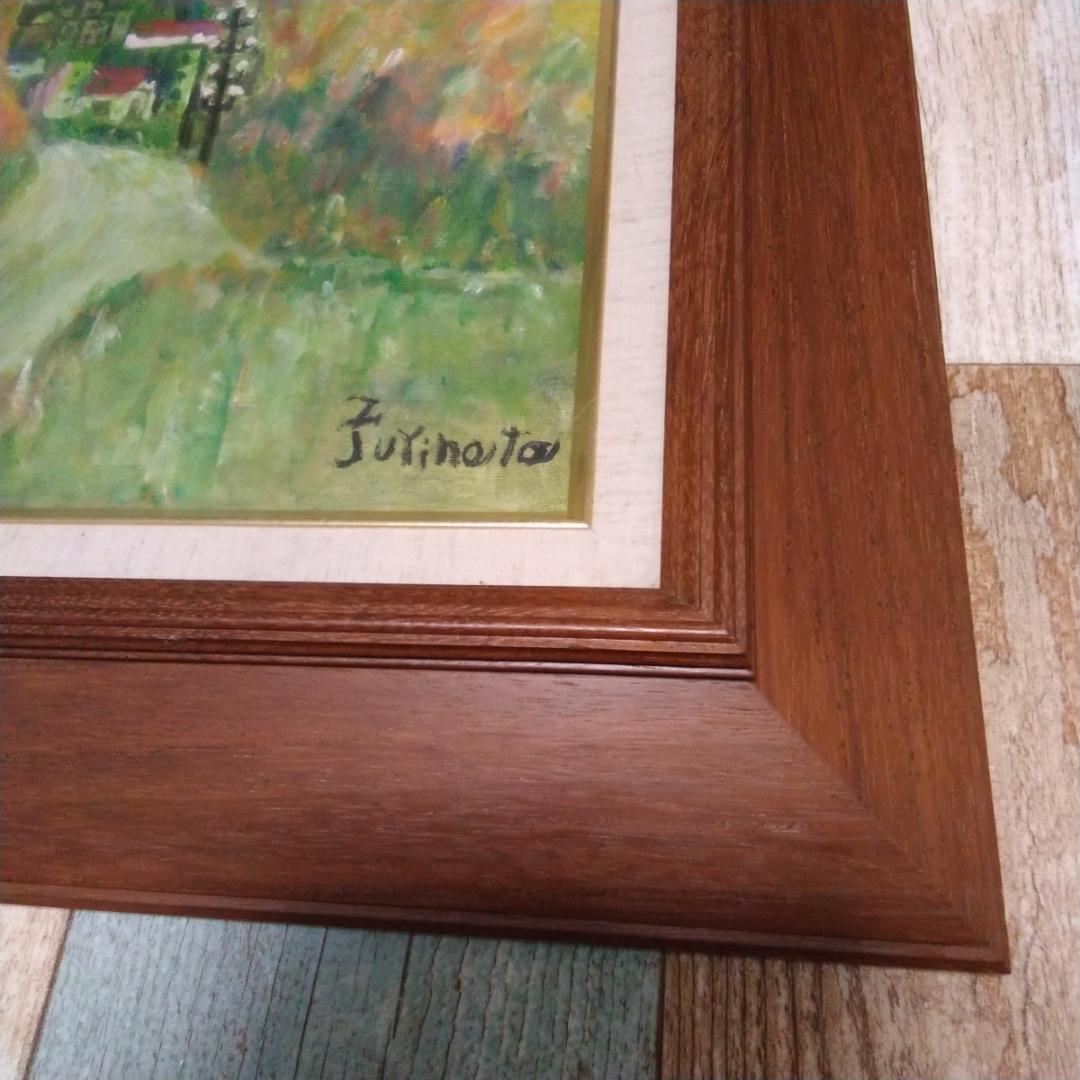 油絵　F6サイズ　木製　額縁　アンティーク　画材　油彩額縁