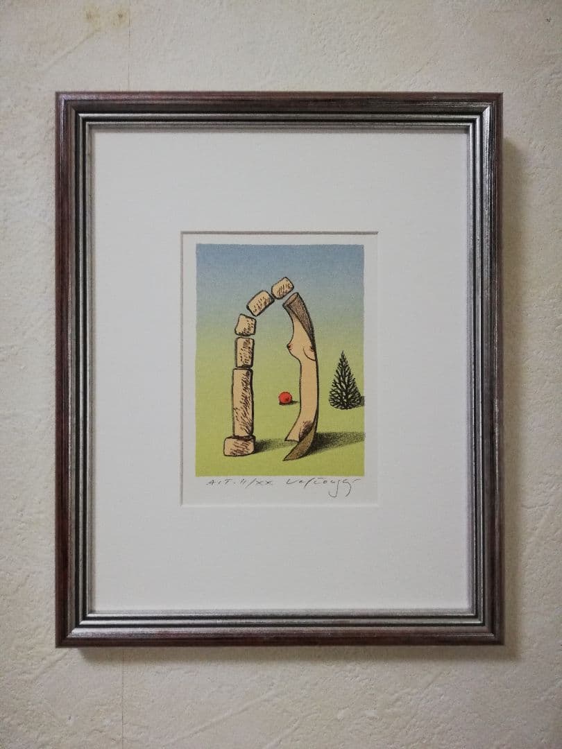 アート580 「ゲート」 チェコのリトグラフ(石版画) - メルカリ