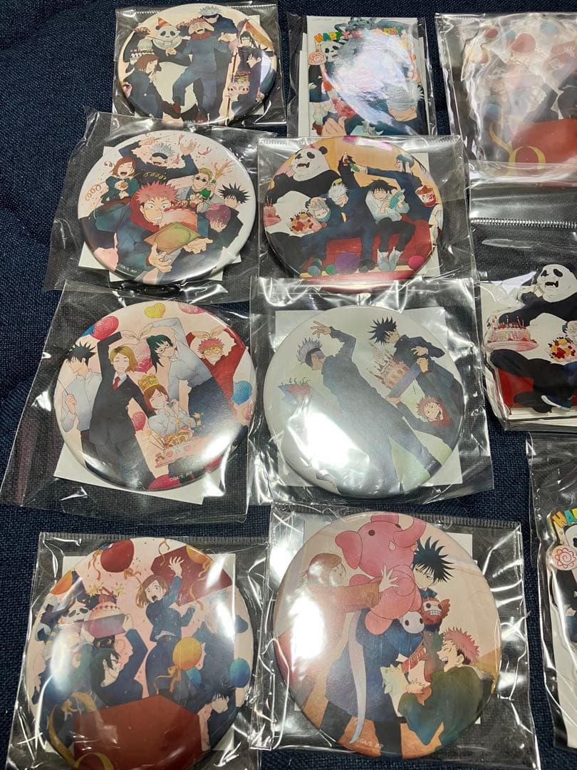 呪術廻戦 MAPPA バースデー アクリルフィギュア 缶バッジ