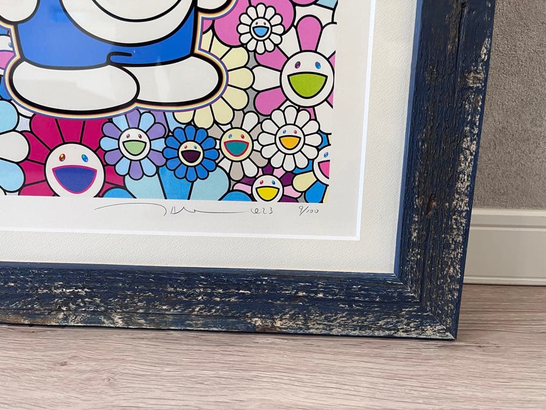 100部限定　村上隆　ドラえもん　版画　サイン入り　コラボ作品
