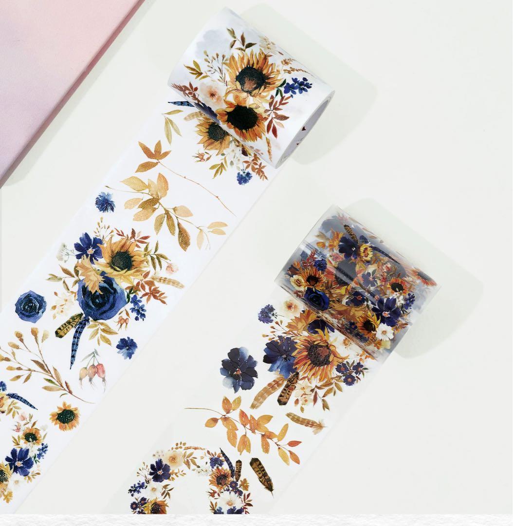 ⭐️SALE⭐️WT《夜的向日葵》海外マスキングテープ マステ 【2713】