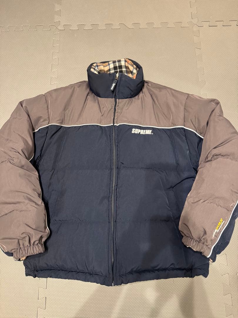 ジャケット・アウター Supreme Reversible Puffer Jacket \"Navy\"