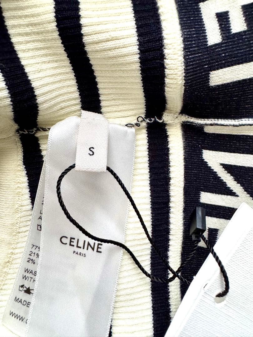 【未使用美品／国内購入正規品】CELINE セリーヌ　タンクトップ　ストライプ