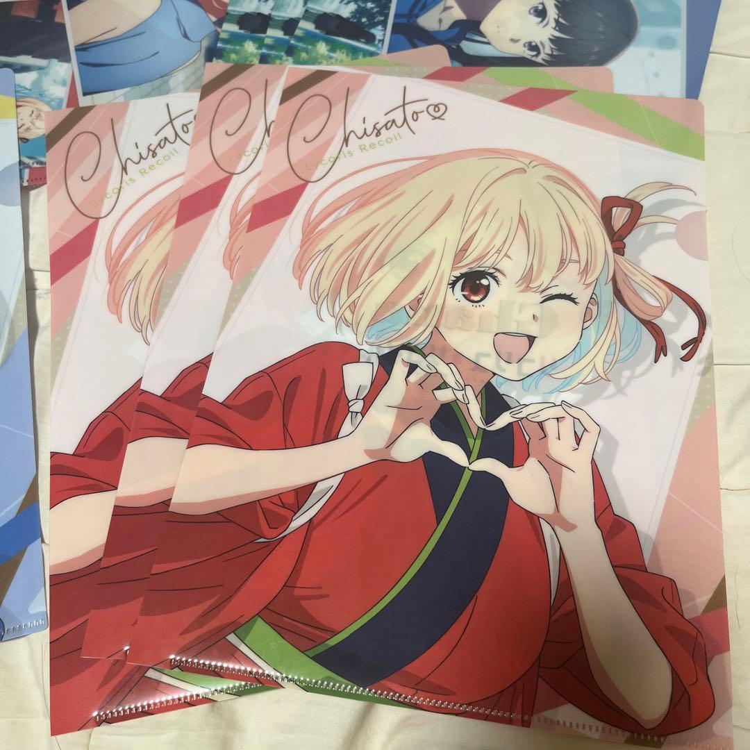 リコリコ ローソン ファイル 7種 計21枚 リコリスリコイル リコリコ