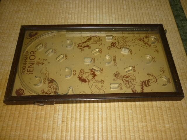 ◇極希少 美品 1930年頃 米国製◇木製卓上ピンボール サファリ
