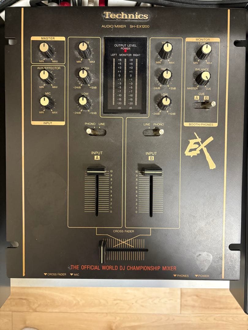 【Juleさん専用】Technics SH-EX1200 Technics SH-EX1200 Black DJ Audio Mixer DMC Scratch Battle