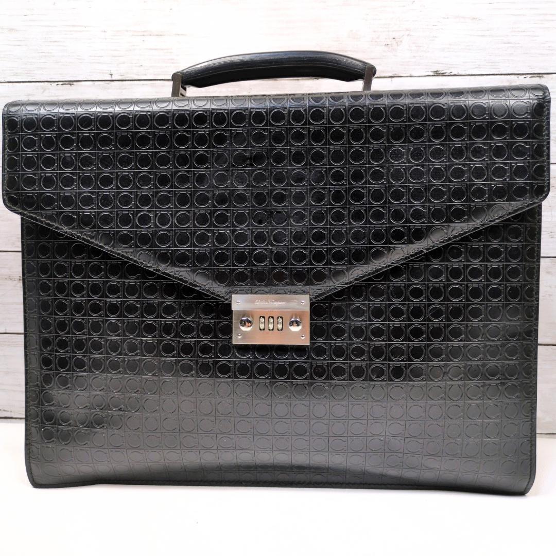 サルヴァトーレフェラガモ ビジネスバッグ ガンチーニ A4 2way ブリーフ