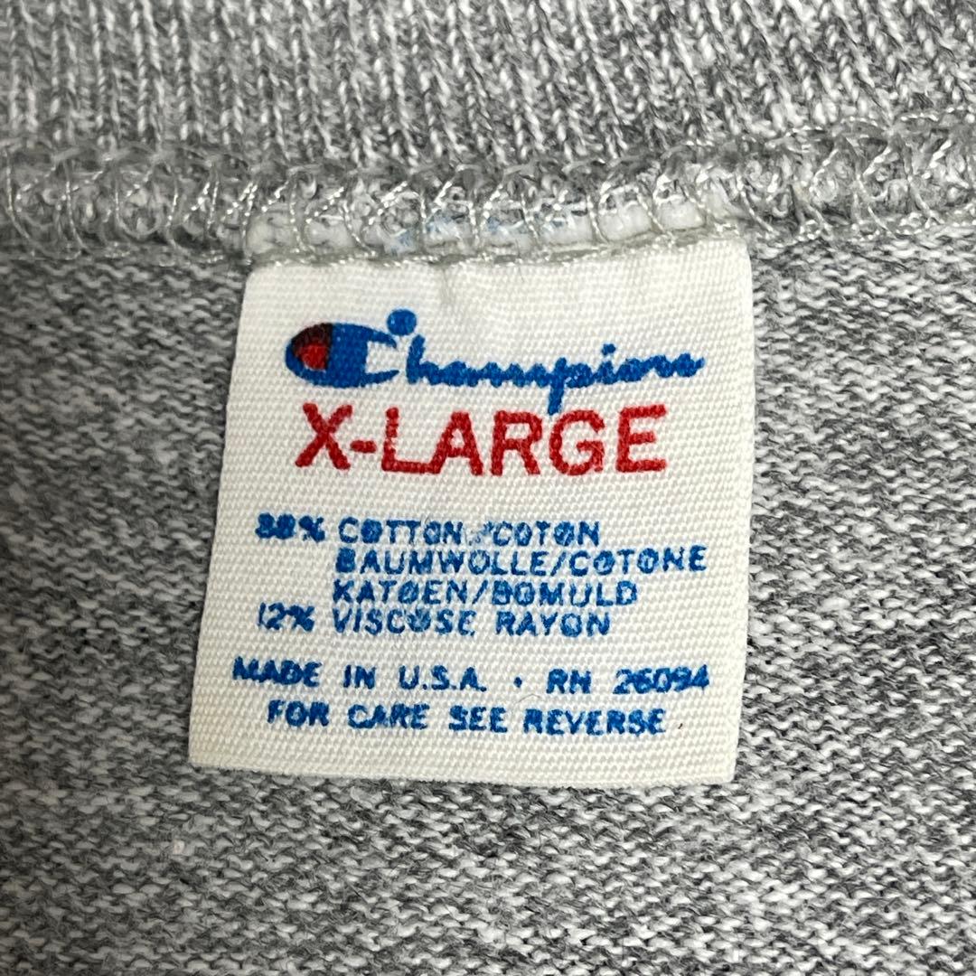 80s Champion 88/12 Vネックt 3段プリント トリコタグ レア