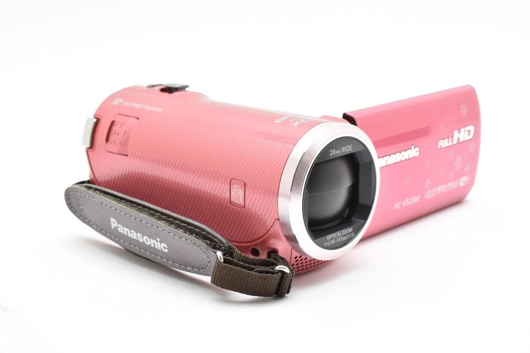 【極美品】Panasonic ビデオカメラ　 HC-V520M ピンク　新品級！